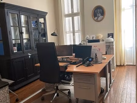 75 m² bureaux meublés chartrons bordeaux – bail professionnel – tram paul doumer