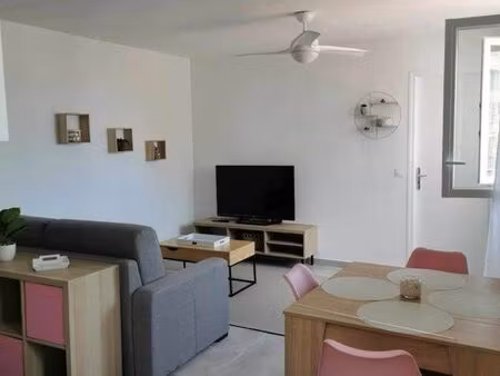 à louer – t2 meublé de 40 m² – front de mer – canet-en-roussillon