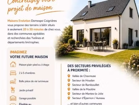 terrain 375 m² rambouillet