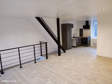 entièrement renové - t3 de 58m² (79 m² au sol) - centre-ville