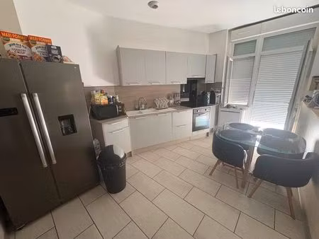 maison 60m2 plein pied - centre onnaing - 1ch - cour extérieure