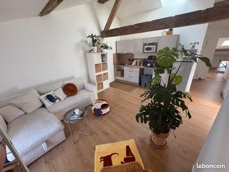réalmont  appartement climatisé  3 pièces de 46.58 m² (au sol environ 65m²) avec place de 