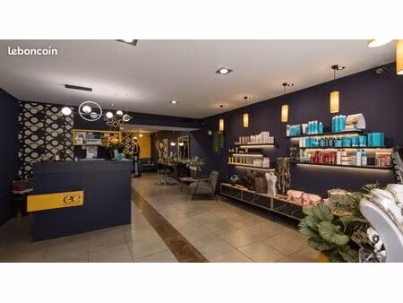 salon de coiffure -mur & fond de commerce