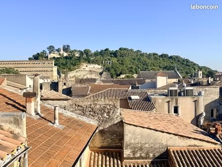 duplex t3 74 m2 renove - vue cathedrale - centre historique orange