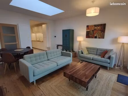 maison meublee avec terrasse et jardin à 10mn du tramway
