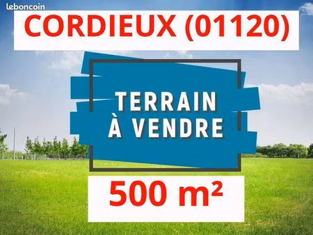 terrain 500 m² montluel