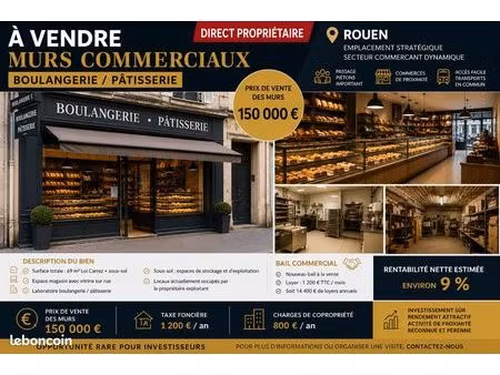murs commerciaux occupés