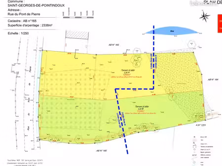 terrain constructible viabilisé de 1133m2