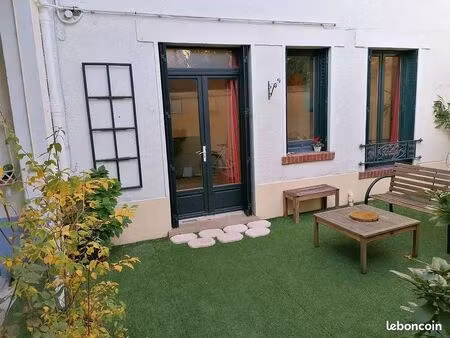 location 2 pièces meublé 35m² (avec jardin 15m²) - maisons-laffitte