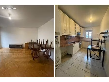 appartement meublé 3 pièces 60m² - balcon et parking souterrain - exposé sud - dpe c