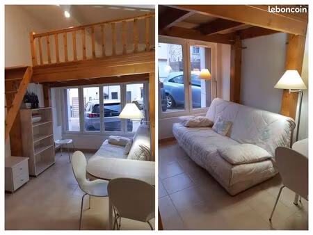 joli studio t1 climatisé et meublé avec cour privée
