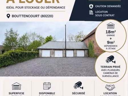 garage à louer