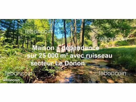 propriété forestière 2 5 ha – maison en pierre + dépendance – secteur donon