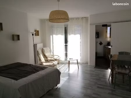 studio meublé 30 m² avec terrasse secteur bellerive