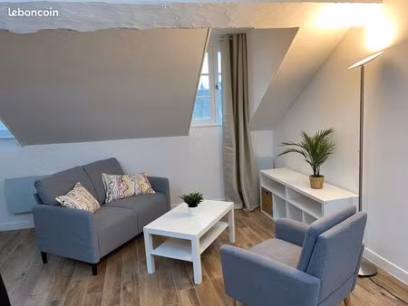 appartement meublé 2 pièces – 26 m² – centre historique de nemours