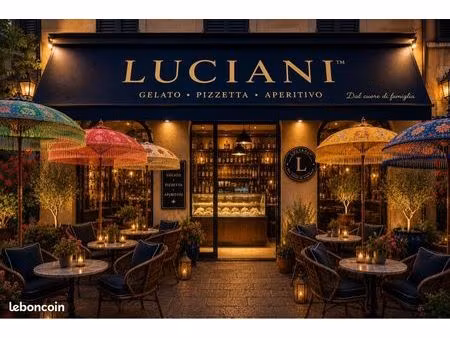 restaurant en franchise luciani gelato pizzetta aperitivo
