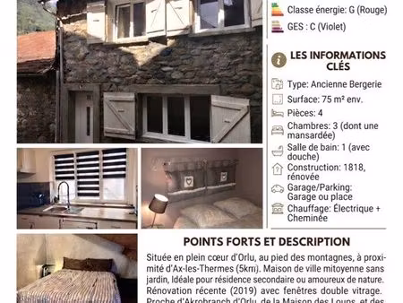 maison à la montagne