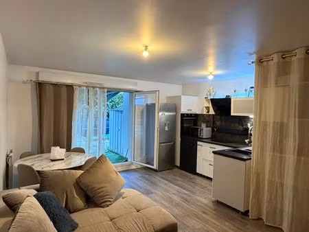 appartement f2 44m2 + grand jardin privatif