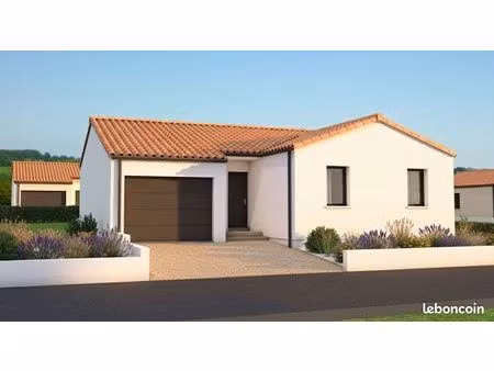 projet de construction d'une maison 84 m² avec terrain à saint-georges-de-montaigu (85)