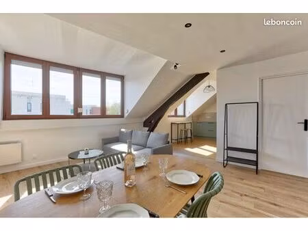 le raincy - appartement 3 pièces 63 m² - dernier étage - vendu meublé