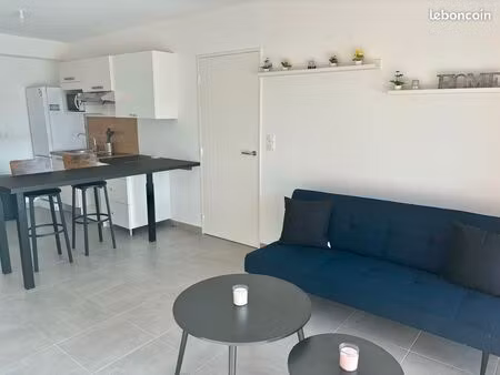 magnifique t2 meublé avec terrasse & parking