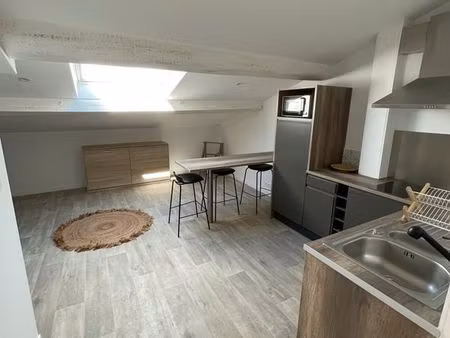 atypique et charmant f2 meublé et mansardé