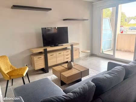 appartement t2 meublé de 40 m² avec terrasse – lisieux