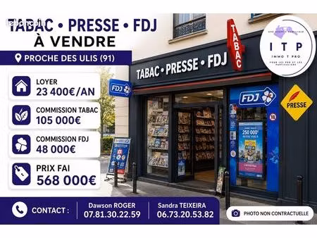 fdj  presse  tabac 57 m² les ulis
