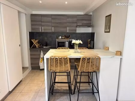 magnifique t2 de 45 m² entièrement rénové à neuf avec terrasse – saint-mandrier (bail mobi
