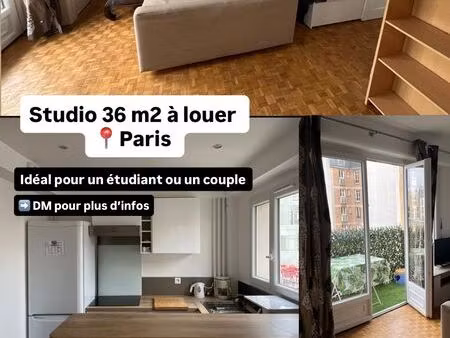 grand studio 36m² - disponible immédiatement