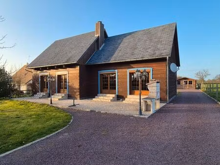 maison en bois 100m2 - 4 chambres - terrain 1000m2 - fresney-le-vieux
