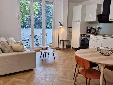 à louer – 3 pièces lumineux et entièrement meublé avec balcon – fontenay-sous-bois (val de