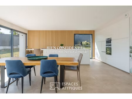 villa contemporaine avec piscine entre nancy et metz