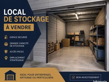 local de stockage de 65 m2