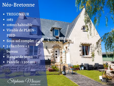 maison familiale avec vie de plain-pied  sous-sol complet et terrain constructible
