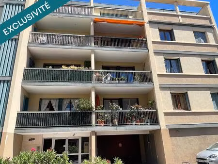 appartement 119m2  3 chambres  balcon et parking!