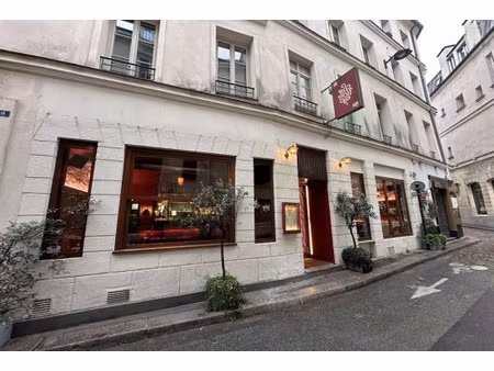 a vendre murs de restaurant occupés paris 6