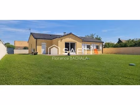 maison de plain-pied – 4 chambres – terrain 950 m² sans vis-à-vis entièrement clos - dépen