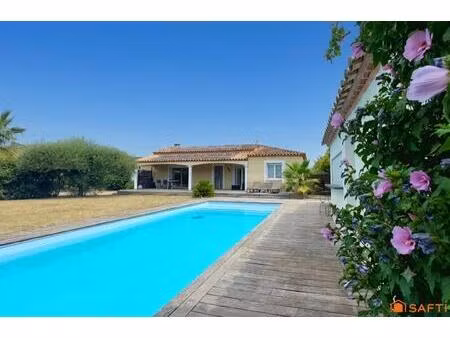 villa esprit vacances  piscine et sans vis-à-vis