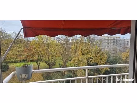 appartement t4 meublé – 61 m² – vues traversantes – balcon + cave – résidence calme  fermé