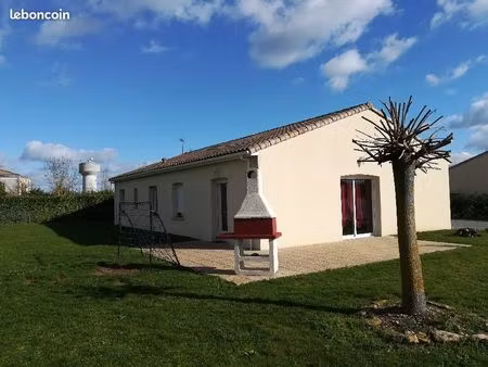 maison de qualité  112 m² habitable  3 chambres  sud niort