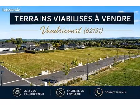 terrain viabilisé division en cours