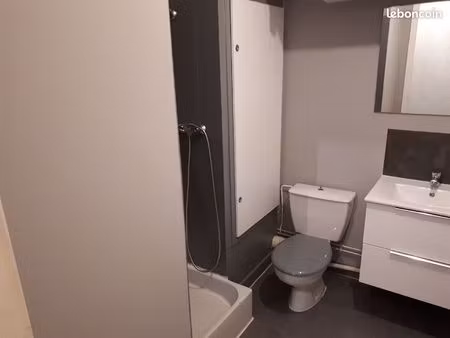 loue grand studio de 25 m² meublé et rénové