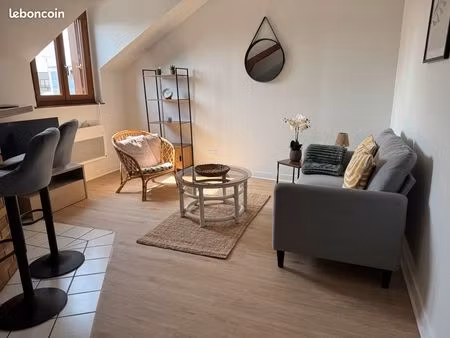 grand t2 avec bureau et garage en hypercentre