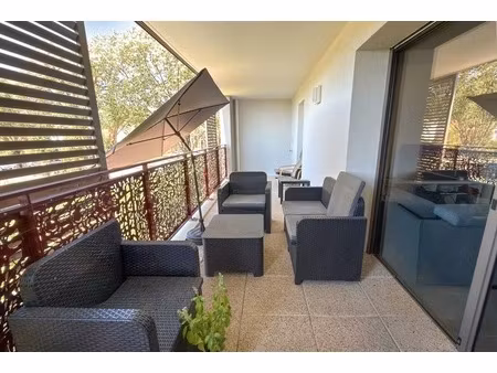 bron – secteur parc de parilly – t2 avec exceptionnelle loggia de 17 m² et garage