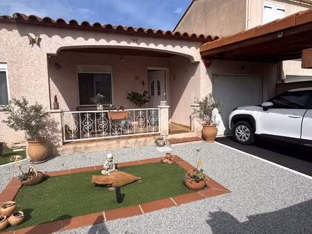 corneilla-la-rivière – maison de plain-pied avec garage et ja