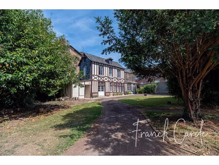authentique maison normande rénovée avec un magnifique jardin