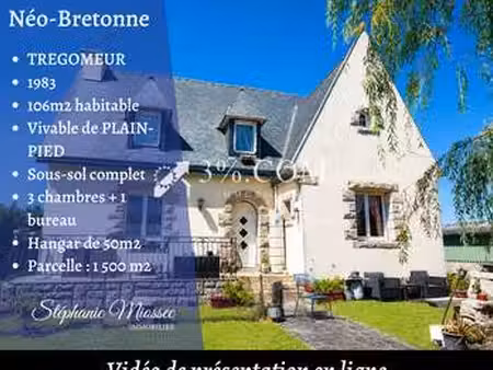vente maison à trégomeur (22590) : à vendre / 106m² trégomeur