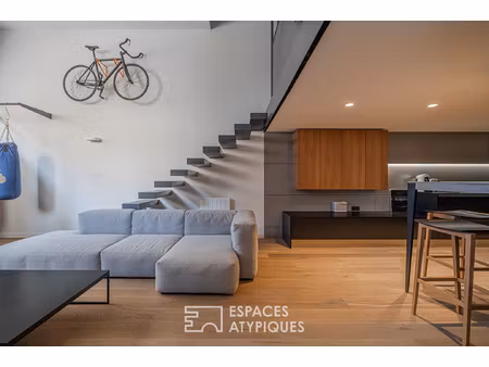 magnifique duplex d'architecte avec terrasse en centre ville