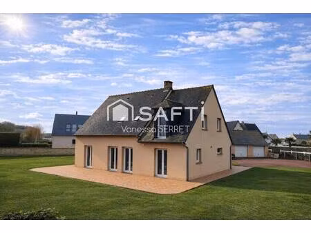 vue mer exceptionnelle – maison familiale à vierville-sur-mer